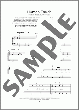 Human Touch（Bruce Springsteen）のその他楽譜のサンプル画像