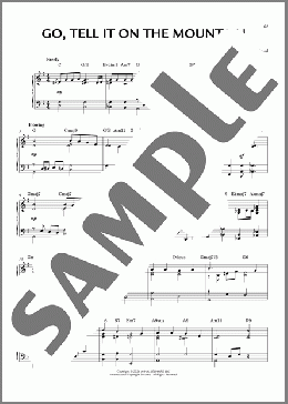 Go, Tell It On The Mountain [Jazz version] (arr. Brent Edstrom)（John W. Work, Jr./African American Spiritual）のピアノソロ楽譜のサンプル画像