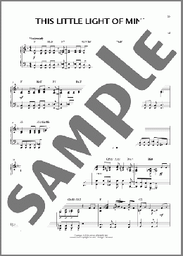 This Little Light Of Mine [Jazz version] (arr. Brent Edstrom)（African American Spiritual）のピアノソロ楽譜のサンプル画像