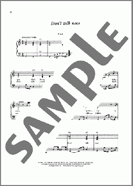 Don't Talk Now（James Taylor）のピアノ & ボーカル & ギター楽譜のサンプル画像