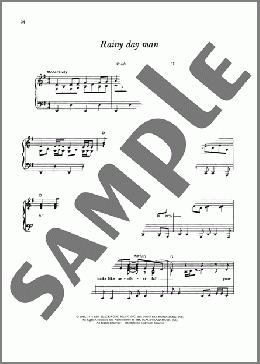 Rainy Day Man（James Taylor）のピアノ & ボーカル & ギター楽譜のサンプル画像