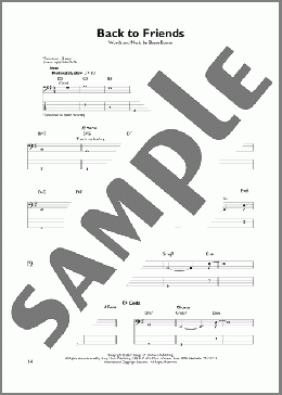 Back To Friends（sombr）のその他楽譜のサンプル画像