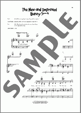 The New And Improved Bunny Song（VeggieTales/Phil Vischer）のピアノ & ボーカル & ギター楽譜のサンプル画像