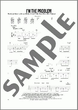 I'm The Problem（Morgan Wallen）のその他楽譜のサンプル画像