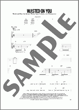 Wasted On You（Morgan Wallen）のその他楽譜のサンプル画像