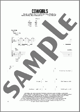 Cowgirls（Morgan Wallen）のその他楽譜のサンプル画像