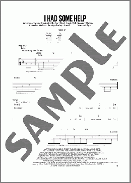 I Had Some Help (feat. Morgan Wallen)（Post Malone）のその他楽譜のサンプル画像