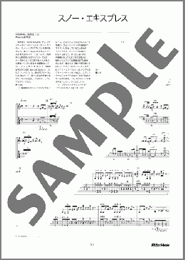 スノー・エキスプレス（鈴木 茂）のギタースコア、中級向け楽譜のサンプル画像