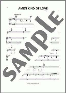 Amen Kind Of Love（Daryle Singletary）のピアノ & ボーカル & ギター楽譜のサンプル画像