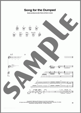Song For The Dumped（Ben Folds Five）のその他楽譜のサンプル画像