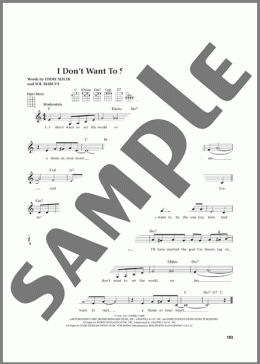 I Don't Want To Set The World On Fire (from The Daily Ukulele)(Eddie Seiler)のその他楽譜のサンプル画像