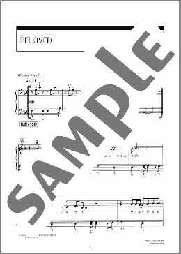 BELOVED(GLAY) 楽譜 ピアノ（ソロ） 初級 ダウンロード 定額サブスク