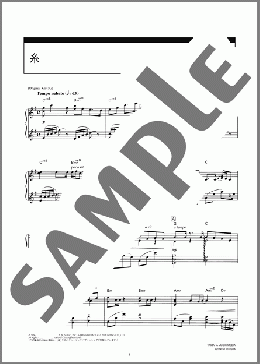 糸(Bank Band) 楽譜 ピアノ（ソロ） 中級 ダウンロード 定額サブスク