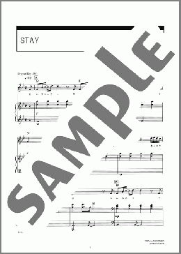 STAY(コブクロ) 楽譜 ピアノ（弾き語り） 中級 ダウンロード