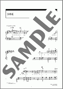 SHINE(東方神起) 楽譜 ピアノ（ソロ） 初級 ダウンロード 定額サブスク