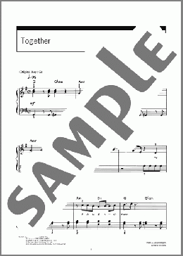 Together(東方神起) 楽譜 ピアノ（ソロ） 初級 ダウンロード 定額サブスク