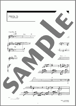PROUD(東方神起) 楽譜 ピアノ（弾き語り） 中級 ダウンロード 定額サブスク