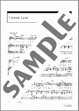 Forever Love(東方神起) 楽譜 ピアノ（弾き語り） 中級 ダウンロード 定額サブスク