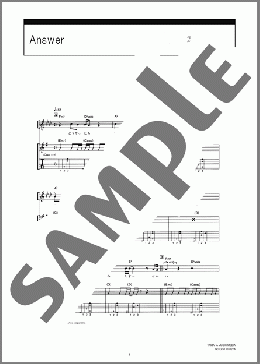 Answer(Galileo Galilei) 楽譜 ギター（弾き語り） ダウンロード 定額サブスク