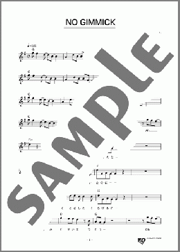 NO GIMMICK(KODOMO BAND) 楽譜 メロディ ダウンロード
