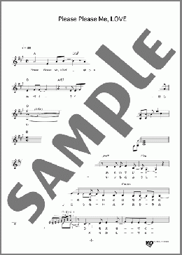 Please Please Me,LOVE(Mi-Ke) 楽譜 メロディ ダウンロード