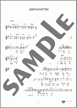 SWITCH HITTER(パッチワークライフ) 楽譜 メロディ ダウンロード