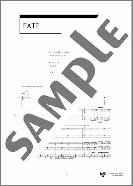 FATE(LUNA SEA) 楽譜 バンドスコア ダウンロード 定額サブスク