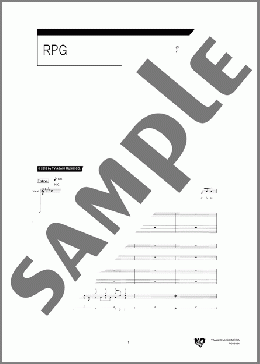 RPG(SEKAI NO OWARI) 楽譜 バンドスコア 初~中級 ダウンロード 定額サブスク