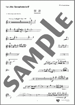 宝島(1st Alto Saxophone in E♭)(T-SQUARE) 楽譜 吹奏楽(パート) ダウンロード 定額サブスク