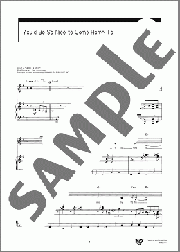 You'd Be So Nice to Come Home To(C.Porter) 楽譜 ピアノ & ボーカル 中~上級 ダウンロード 定額サブスク