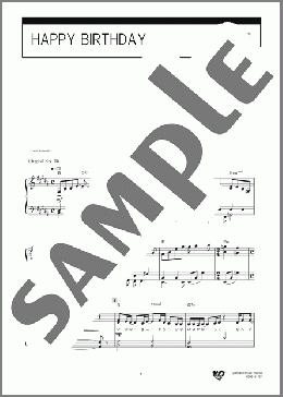 HAPPY BIRTHDAY(back number) 楽譜 ピアノ(ソロ) 中級 ダウンロード