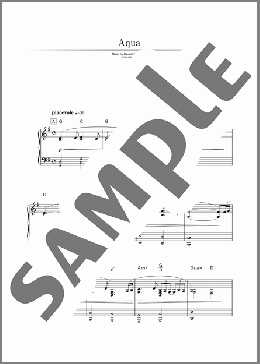 Aqua(坂本 龍一) 楽譜 ピアノ(ソロ) 中級 ダウンロード