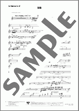 宝島(1st Clarinet in B♭)(T-SQUARE) 楽譜 吹奏楽(パート) ダウンロード 定額サブスク
