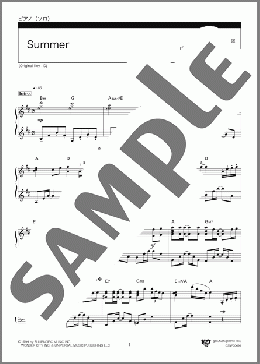 Summer(中~上級)(久石 譲) 楽譜 ピアノ(ソロ) 中~上級 ダウンロード