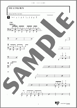 THE LONG RUN(イーグルス) 楽譜 ドラム ダウンロード