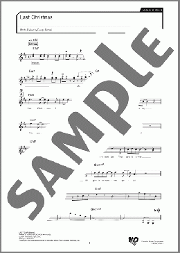 Last Christmas(Wham!) 楽譜 メロディ ダウンロード