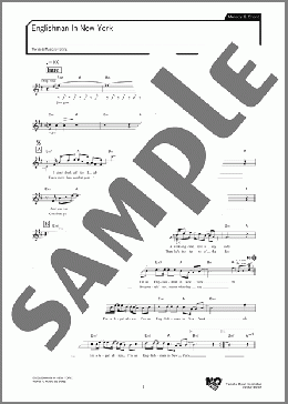 Englishman In New York(Sting) 楽譜 メロディ ダウンロード