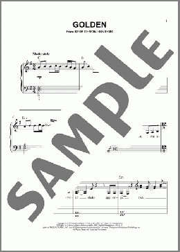 Golden (from KPop Demon Hunters)(Huntr/x (Ejae, Audrey Nuna and Rei Ami)) 楽譜 ピアノ(ソロ) ダウンロード