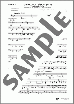 ジャパニーズ・グラフィティーXII (銀河鉄道999(TV版)~宇宙戦艦ヤマト~銀河鉄道999(劇場版)) (Bass in C)(Masaaki Hirano/hiroshi Miyagawa/Yukihide Takekawa) 楽譜 アンサンブル(パート) 中~上級 ダウンロード 定額サブスク