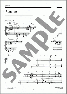 Summer(久石 譲) 楽譜 ピアノ(ソロ) 初~中級 ダウンロード 定額サブスク